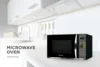 MWG9115SB-N Microwave Oven with Griller, Timer & LED Display 1100W, 11 Power Levels, 9 Pre-Programmed Settings, Removable Glass 6