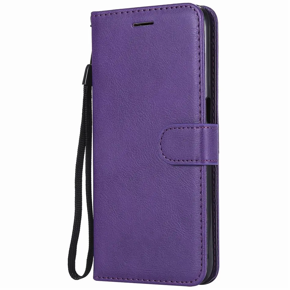 Chic Solid Color Flip Leather Protective Cover