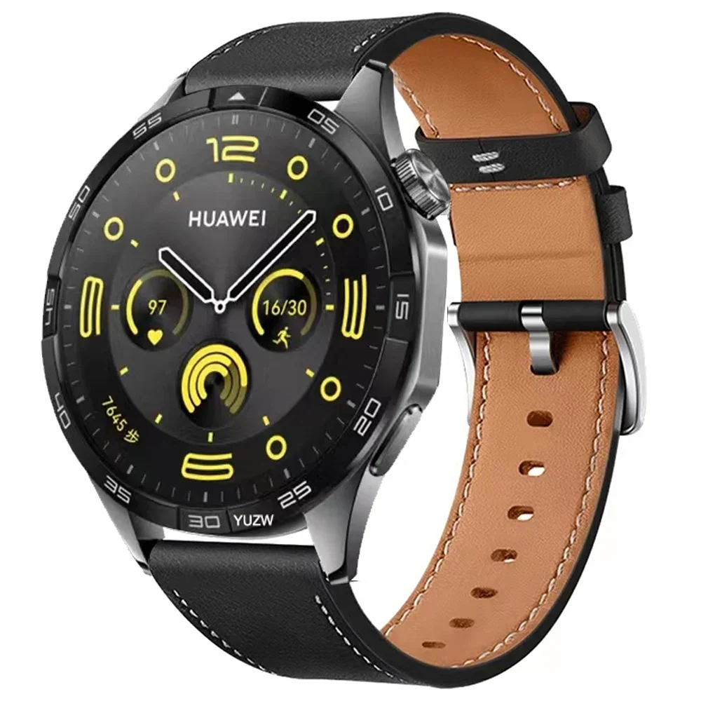 Premium Leather Watch Strap - Soft Replacement Wristband for Smartwatches (20mm/22mm)