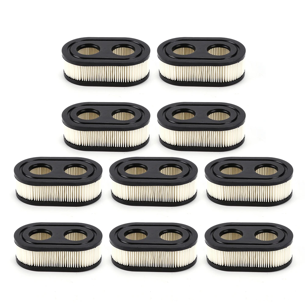 10pcs Air Filter for Briggs & Stratton Lawn Mower Replacement Element Trim Tool