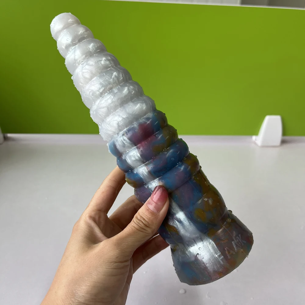 FAAK Limited Edition Silicone Fantasy Dildos Diy Color Anal Plug Sex Toys For Women Men Only 1 Pcs For Each