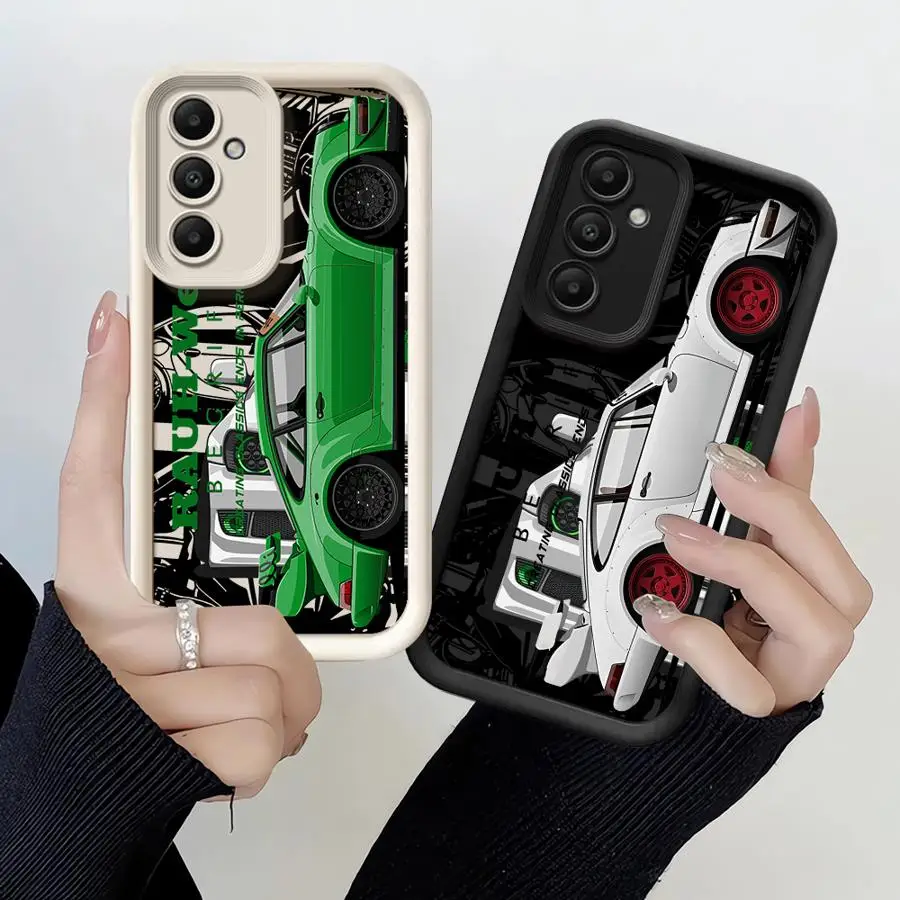 Soft Cover Phone Case with Japan JDM Sports Design