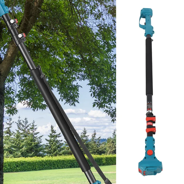Poteau Extensible, Alliage D'aluminium, Poteau D'extension D'élagage Sans Fil Pour L'élagage Des Branches Hautes, Compatible Avec Les Batteries BL1820 BL1830 BL1840 BL1850 BL1860