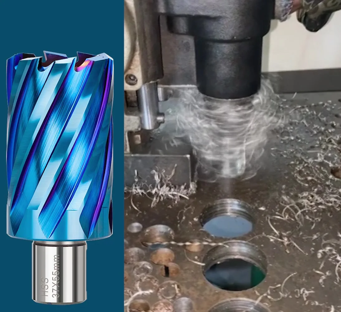 XCAN ドリルビット 1 個 12-60mm アニュラーカッター HSS ホールソー