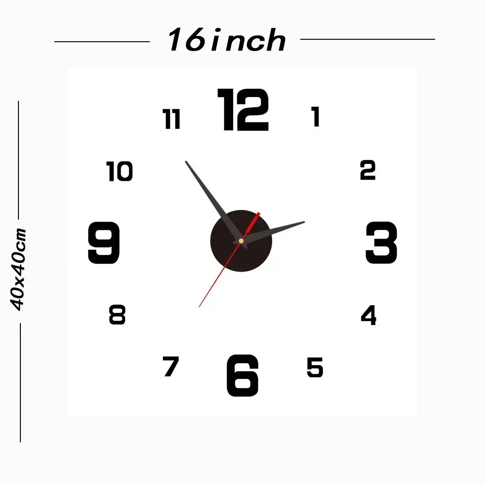 23 Cm Vintage Nordic Style Wooden Wall Clock Color:style8