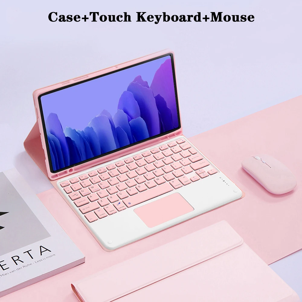 Enhanced Keyboard Case with Detachable Bluetooth and Pencil Holder
