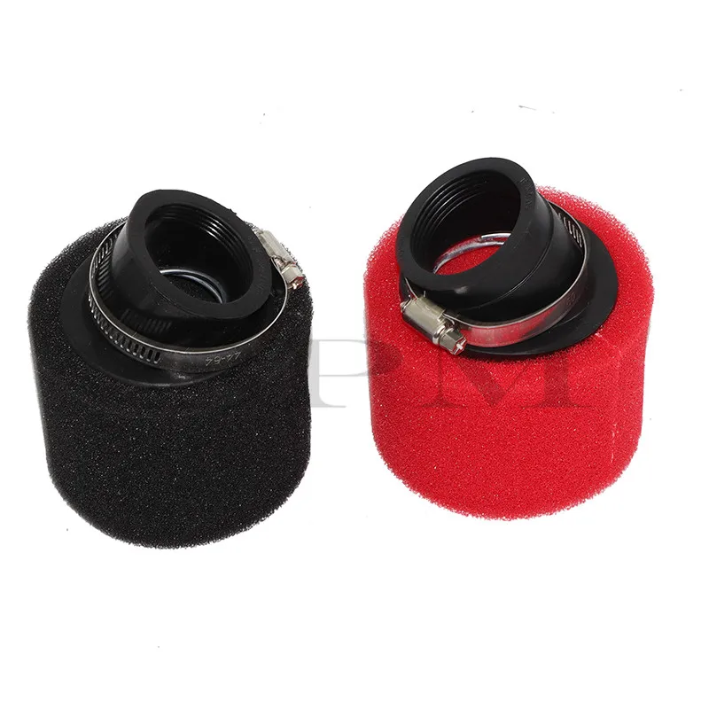 35mm 38mm 42mm 45mm 48mm 50mm stright and Bend Elbow Neck Foam Air Filter Sponge Cleaner Moped Scooter Dirt Pit Bike cycle air filter motorcycle air filter air filter cleaner