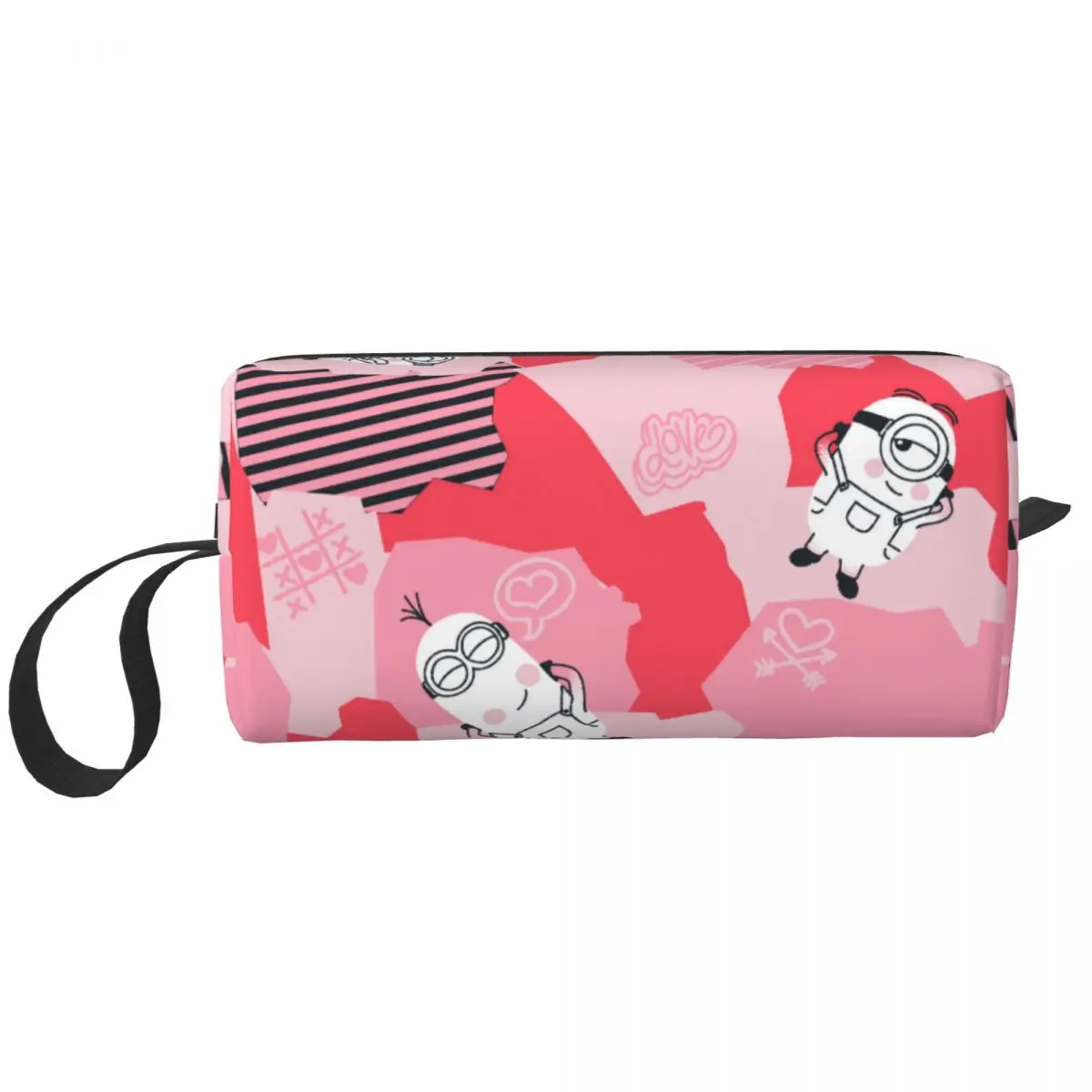 Minions Cartoon Large Makeup Bag Zipper Pouch Travel Cosmetic Bags Organizer Per Le Donne