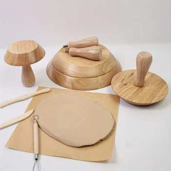 Wood Clay Plaster Slump Molds Set 1