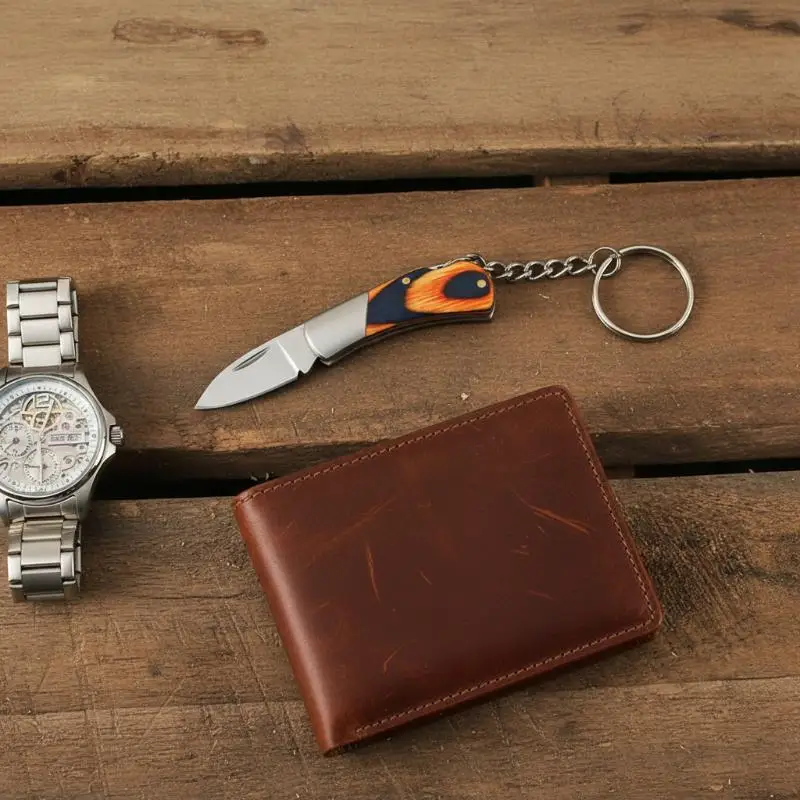 휴대용 부티크 소형 선물용 칼, 택배 개봉용 칼, 접이식 소형 칼, 포켓 키체인 칼