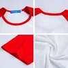Sublimation Blank White T-shirt Polyester Solid Color Round Neck Short Sleeve Tops tees Shirt Dad Mon Kids Summer Clothing 2
