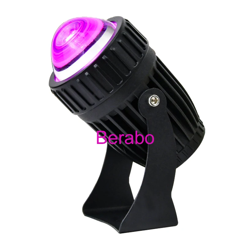 LED-RGB-Flutlicht für den Außenbereich, 110 V, 220 V, 10 W, wasserdichter Scheinwerfer mit schmalem Abstrahlwinkel, Landschaft, Straße, Garten, quadratische Flutlichter – Detail 10