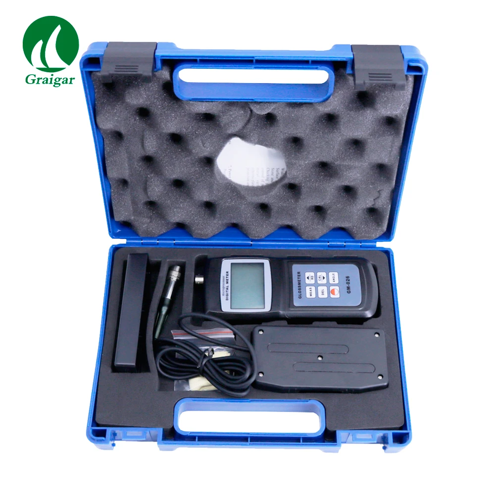 Portable Digital Glossmeter GM-026 Surface Cleaning Gloss Meter Glossiness Gauge Measuring Range 0.1~200GU