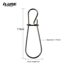  iLure Fishing Lock Buckle with Reel Stainless Steel Live Fish Locks Belt Fishing Tackle Tools Stringer Floats Fishing Reel Pease 