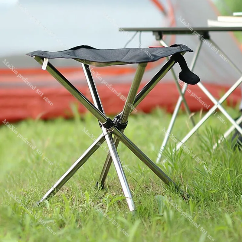 Folding Camping Tripod Stools Portable Fishing Stool Outdoor