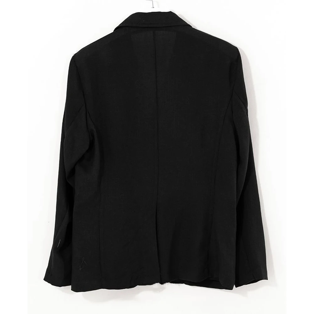 Summer Cool Lapel Collar Cool Single-layer Thin Section Men\'s Business Solid Color Simple Tops Small Suit Breathable Jacket Men