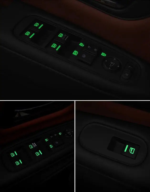2024 자동차 스타일링 윈도우 스위치 발광 스티커, 장안 CS75 플러스 CS85 쿠페 CS95