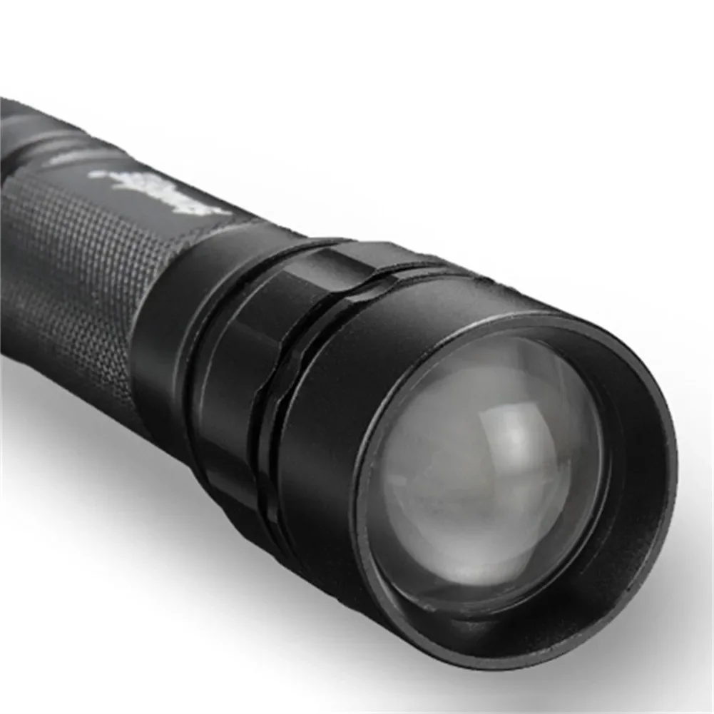 Handheld Flashlight 000 Hours 1 Pc 111*26*22mm 120mm After Telescopic 18650 Battery Black