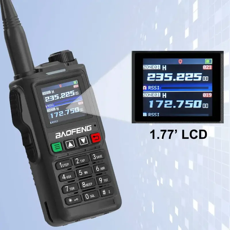 Baofeng UV18 Pro Max GPS Walkie Talkie UHF VHF FM Air Band 108-136MHz Six-Band Long Standby UV-18 Pro max Radio Upgrade UV17 Pro 3