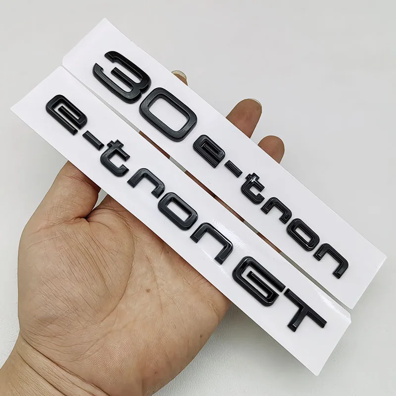 Sleek 3D ABS Logo E-tron GT Rear Trunk Emblem Badge