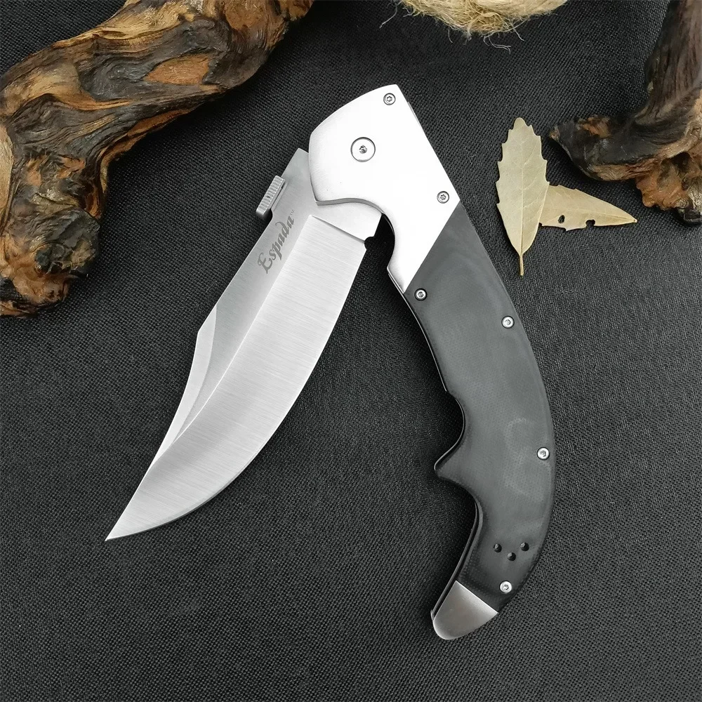 Tactical C/S 62NCX Large Pocket Knife 8Cr13Mov Blade Black G10 Handle Tactical Hunting Survival EDC Outdoor Military Knives 3