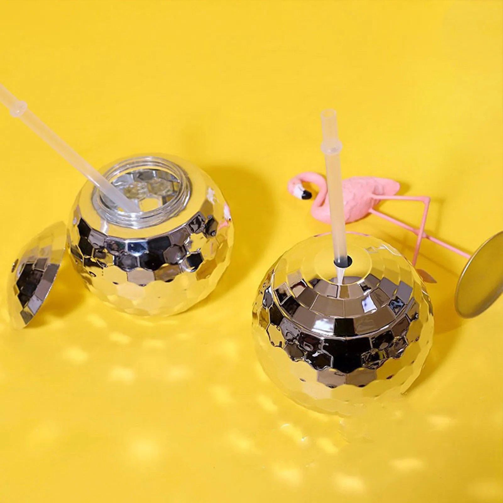 Disco Ball Cup Straw Disco Ball Drinking Cup Cheap Disco Ball Cups