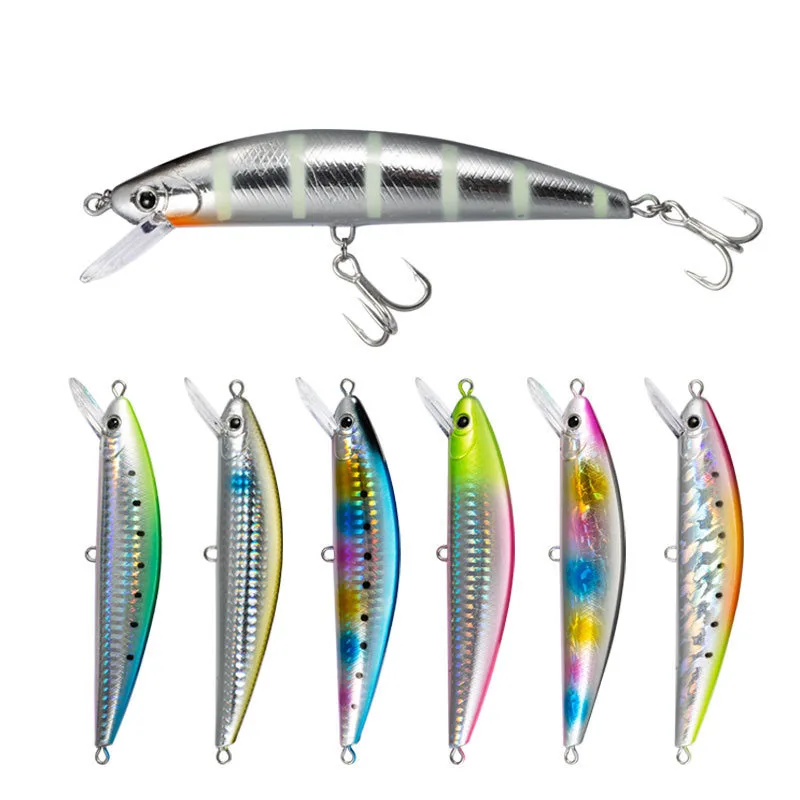 

1 Piece Water Fishing Lure 120mm40g Floating Swinger Hard Lure Artificial Simulation Lure Hook Swinger Crank Lure 3D Eyes 2.0m