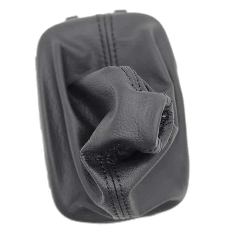 Car Automatic AT Leather Gear Shift Knob Dust-Boot Cover for KIA Forte Koup 2009-2013 846401M500WK
