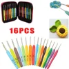 16pcs Blunt Crochet Hooks 5