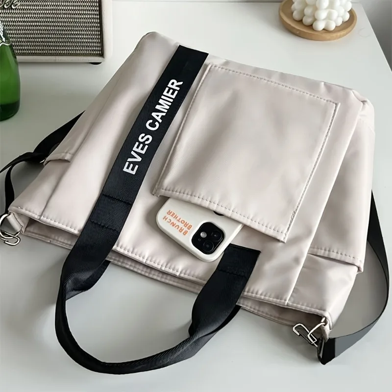 Borsa alla Moda con Manici Superiori, Tracolla Regolabile Staccabile, Borsa a Spalla di Grande Capacità, per Donne, Ideale per lo Shopping Quotidiano