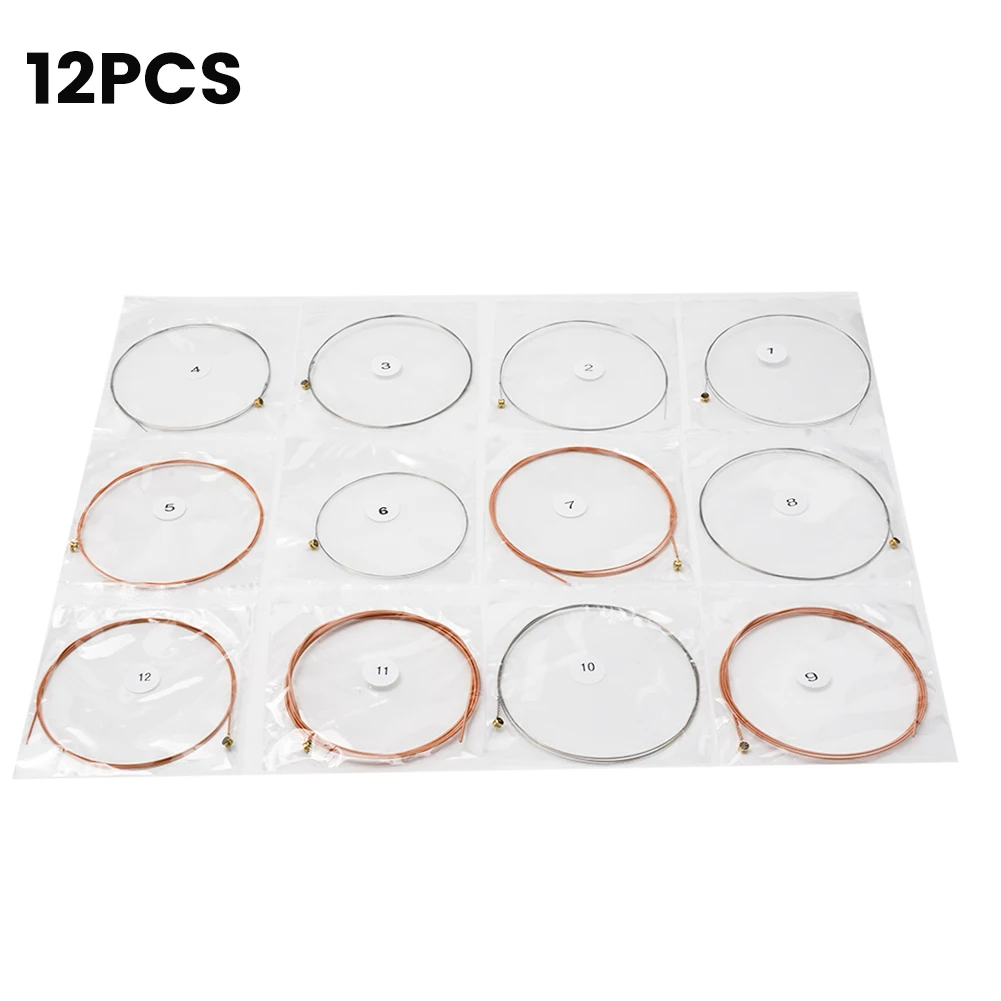 

Brand New Guitar String Alice 12 String Stainless Steel Steel Core Acoustic Guitar String Coated Copper Alloy Light Tension