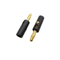 5/10 Pairs 4mm Banana Plug Connector Solderless Screw Type Audio Speaker Cable Wire Cable Test Plug Adapter Banana Speaker Plug 3