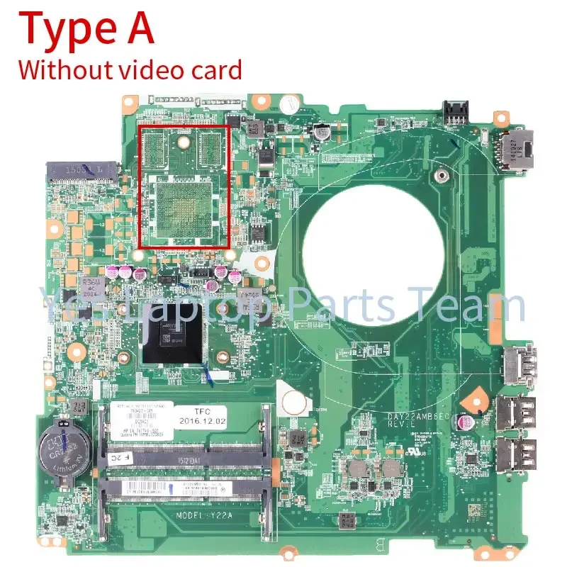 Placa-mãe para Notebook para hp Pavilion 17z-f000 17-f 762527501 762528-501 762531001 762526-501 Day22amb6e0-ddr3 - Imagem 4