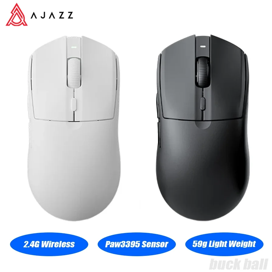 Original-Ajazz-AJ139Pro-2-4G-Wireless-Mouse-Paw3395-Sensor-Light-Weight ...
