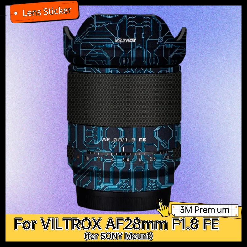 

Для VILTROX AF28mm F1.8 FE для SONY Крепление объектива наклейка на корпус Защитная Наклейка виниловая пленка против царапин защитное покрытие