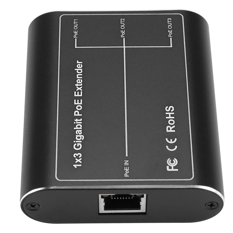 IEEE802.3Af/At 30W Network Poe Signal Gigabit Poe Extender Ethernet Repeater For Security Systems Camera-AU32