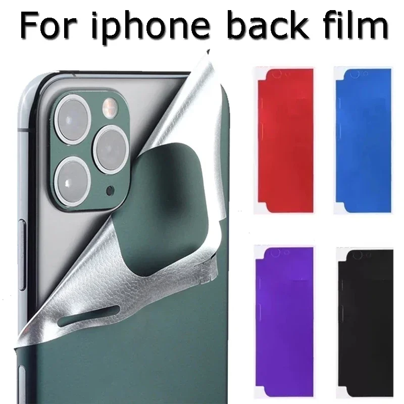 Pellicola Posteriore Colorata Ultra Sottile Per Iphone6 6S 7 7 Plus Adesivo Opaco Avvolgente Per Cellulare Antigraffio Per Iphone 7 Plus