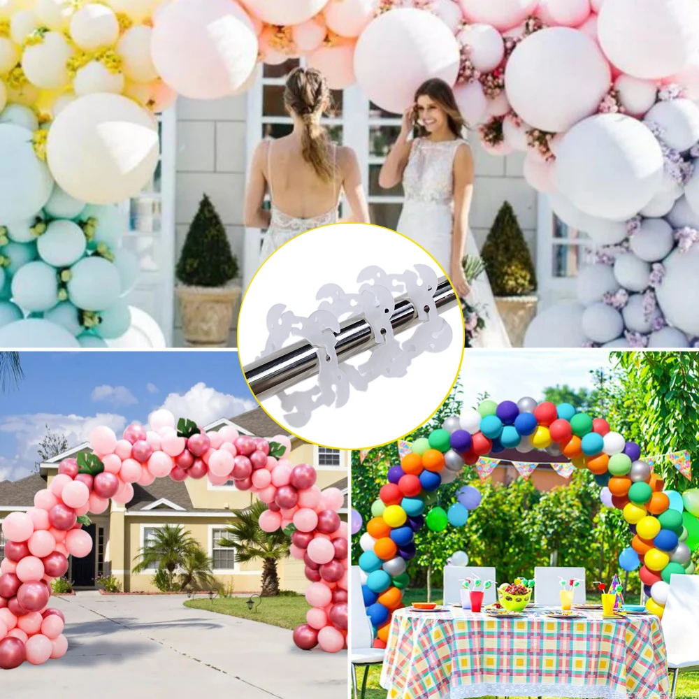 50pcs Balloon Arch Clip Wedding Balloons Balloon Arch Folder Accessories Rings Buckle Plastic Flower Buckle balloon connector clips balloon arch set balloon arch kit