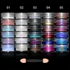 6Box/set Glitter Mirror Dust Nail Powder Chameleon Aurora Metallic Effect Pigments Laser For UV Gel Nail DIY Manicure Decoration 4