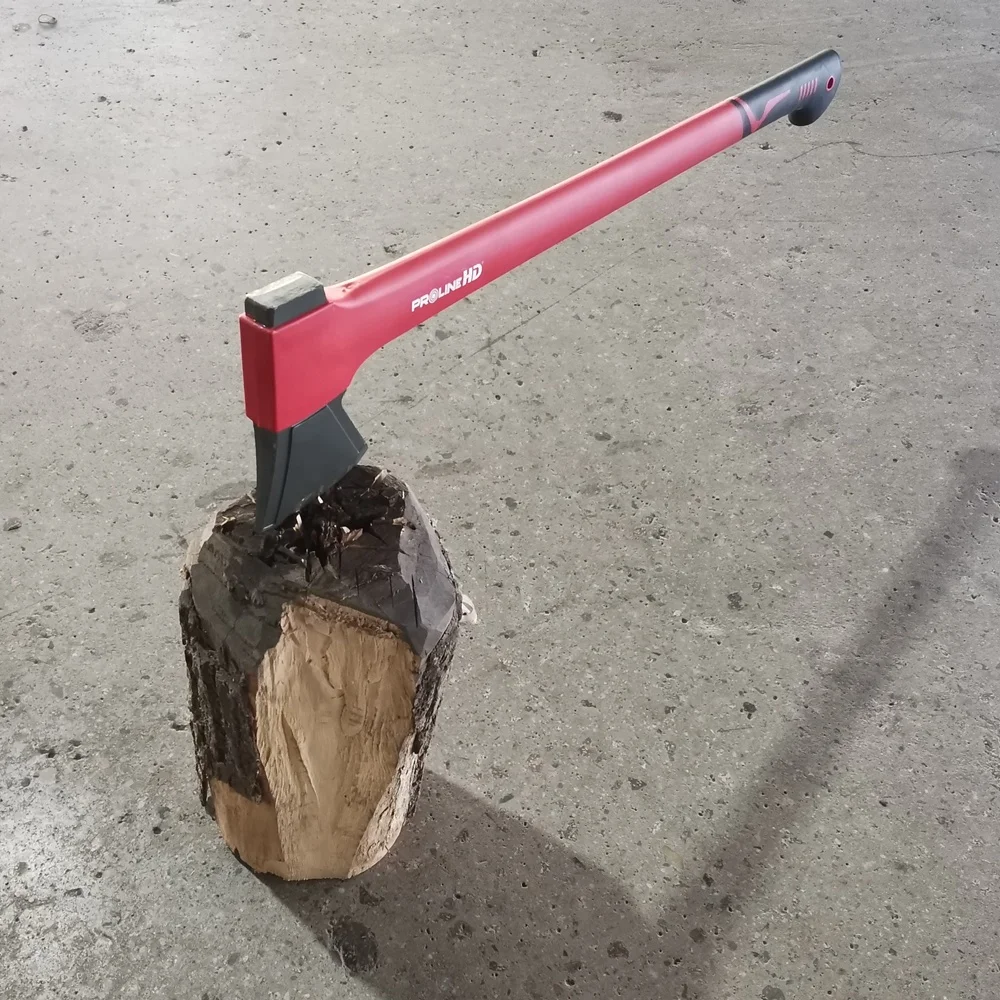 Garden Tools Axe 1500g Composite Handle 78cm Large Hatchet With Forged Steel For Felling Splitting