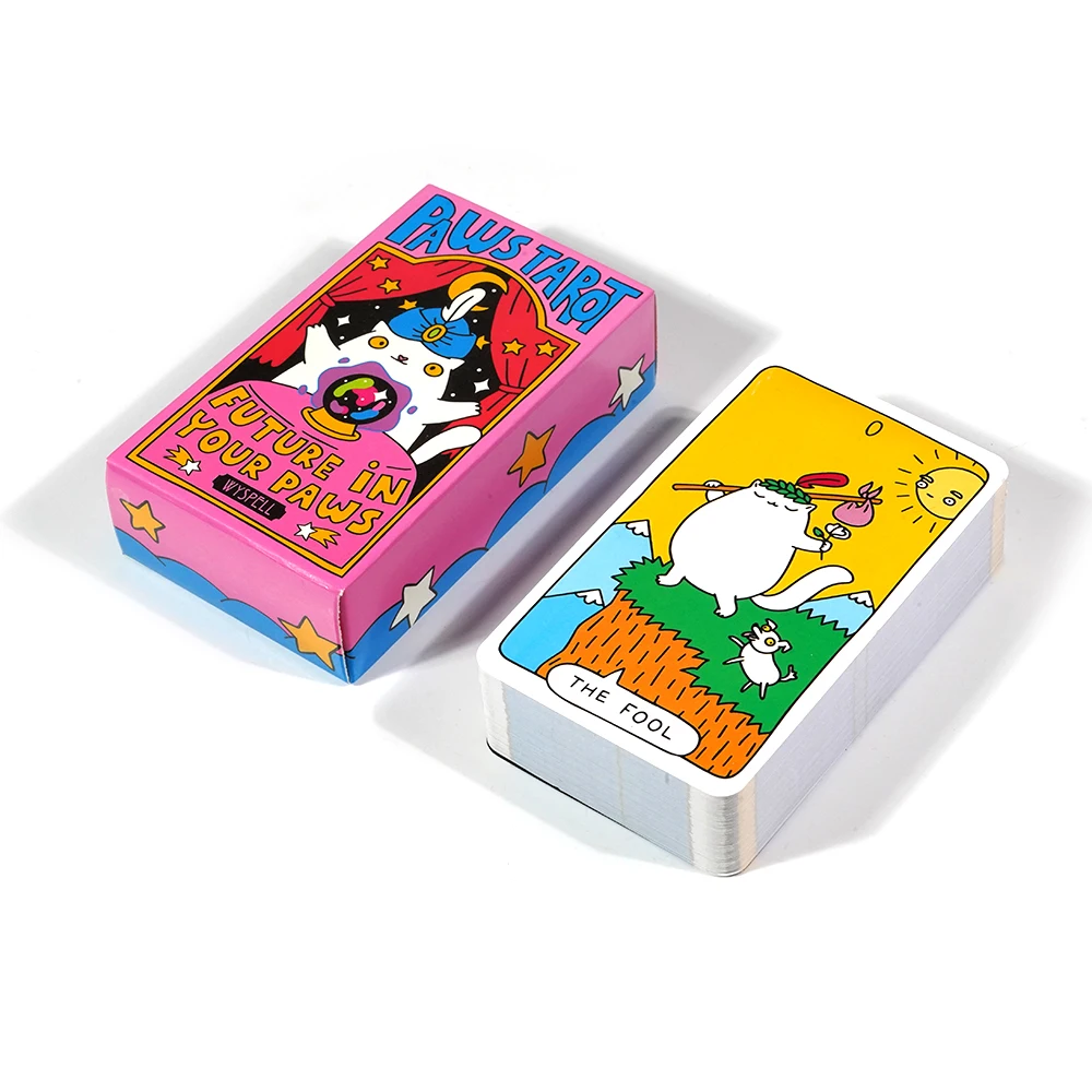 Paws Tarot Future In Your Paws 78 Cards Cat Tarot Deck for Cat Lovers and Tarot Enthusiasts Cute Tarot 2