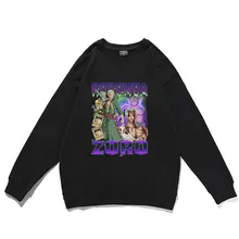 

Anime One Piece Roronoa Zoro Printed Pattern Men's Pullover Cosplay Clothes Vintage Sweatshirt Fashion Casual Loose Pullovers