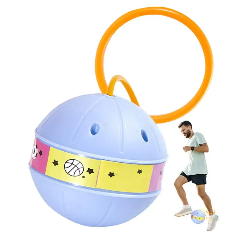 Skip Ball Ankle Toy Bouncy Ball Jump Rope Kids Exercise Skipping Toy Sports Swing Safe Colorful Fun Ankle Jump Rope