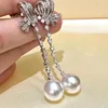 MeiBaPJ 10-11mm Natural Rice Freshwater Pearls Drop Earrings Real 925 Sterling Silver Fine Charm Jewelry for Women 2