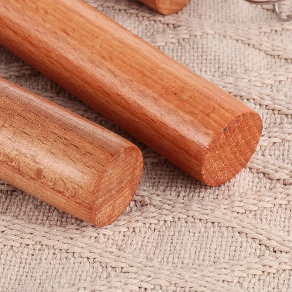 Wooden Rolling Pin Fondant Cake Decoration Dough Roller Cooking Pastry Baking Tool Kitchen Accessories