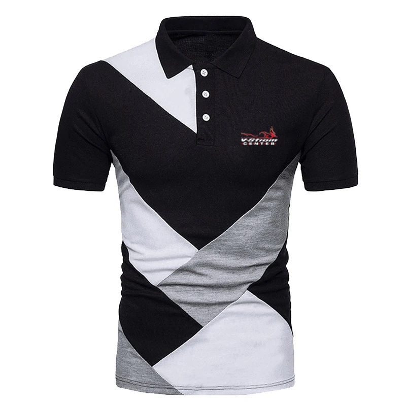 

Motorcycle Vstrom 650 V Strom 2023 Men's New High Quality Polo Shirt Short Sleeve Summer Streetwear Casual Fashion Top Clothing