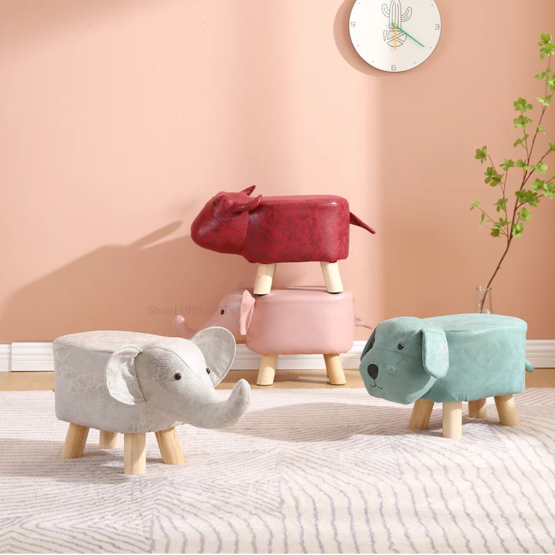 Animal Ottomans Animal Footstools Animal Shape Small Stool Kids