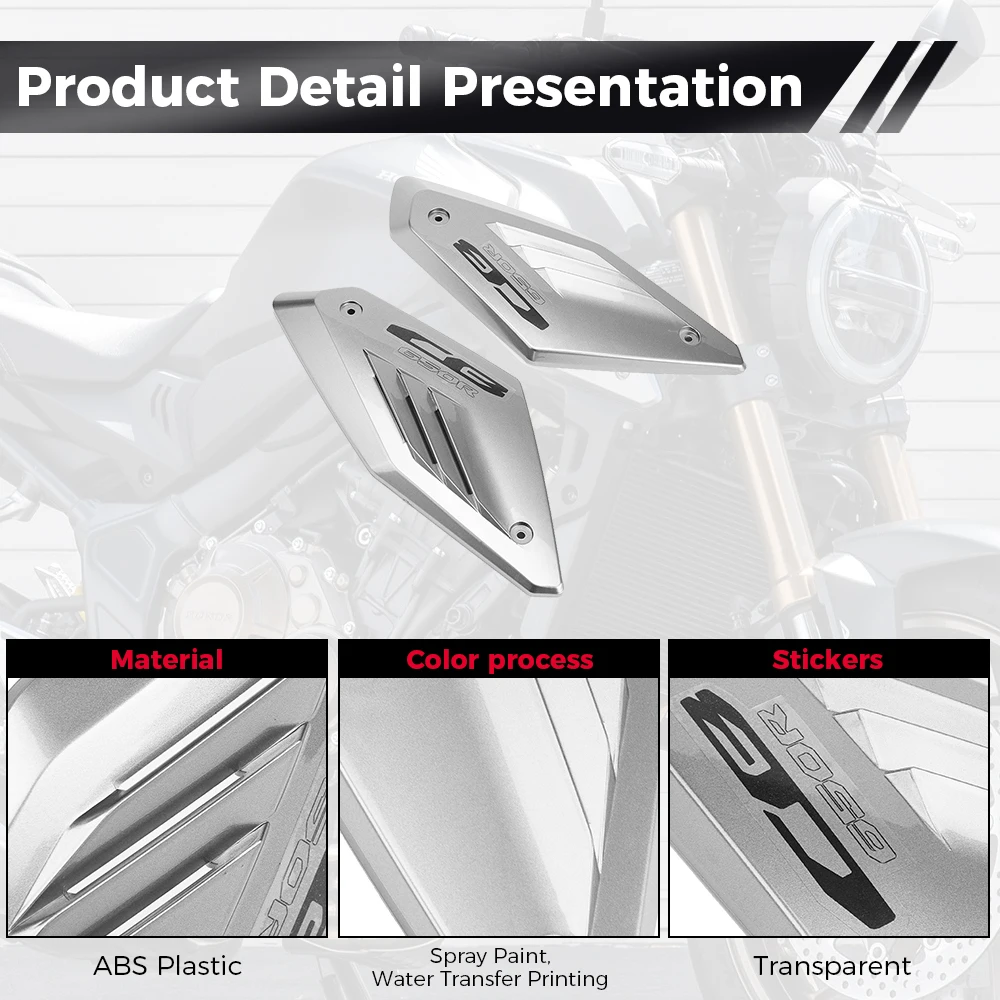 CB650R 프레임 측면 패널 가드 커버 혼다 CB 650R 2023 2020 2021 쉘 프로텍터 오토바이 액세서리 보호 KEMiMOTO