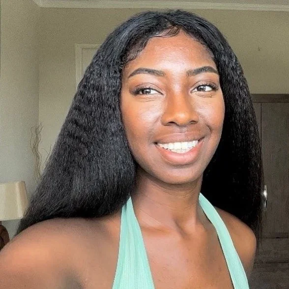 Kinky Straight 3 Bundles Deal Brazilian Human Hair Unprocessed Natural Color 12-24Inches Queen Weave Beauty