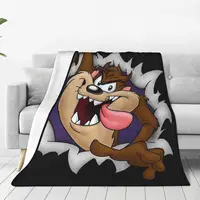 Tasmanian Devil Blankets Fleece Super Soft Sofa Throw Blankets For Couch Bedding Office Throws Bedspread Quilt 1